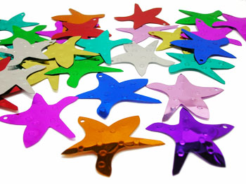 Starfish party confetti
